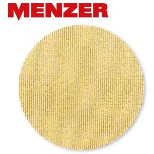 Menzer 25 Ultranet&reg; grilles abrasives p. ponceuses excentriques, &Oslash; 150 mm / aucune trous / G120 / Corindon affin&eacute;