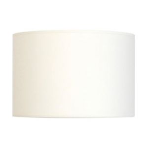 Image de Suspension cylindrique coton blanc Ø40 cm