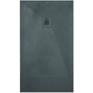 Receveur NOLA 3 - 70x120x3cm - Résine - Anthracite - Bonde - Découpable
