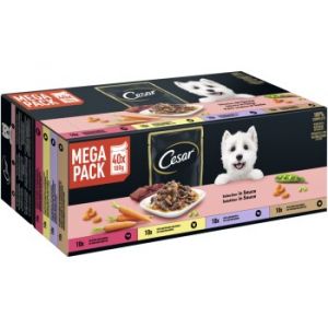 César Sachets fraîcheur en sauce - 40 x 100 g