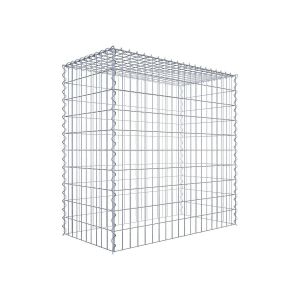 Gabion sur toile type 3 100 cm x 100 cm x 50 cm (L x H x P), maille 5 cm x 10 cm, spirale