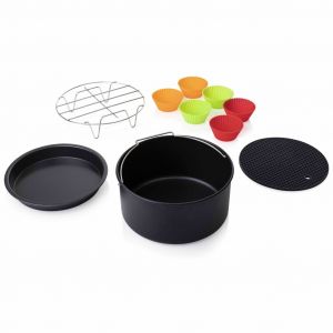Image de Princess Set d'accessoires de friteuse 10 pcs 5,2 L M&eacute;tal et silicone