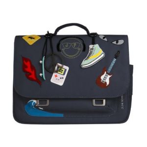 Jeune Premier Cartable 38 cm midi Mr Gadget Bleu Essentials - Couleur Bleu - Taille Taille unique
