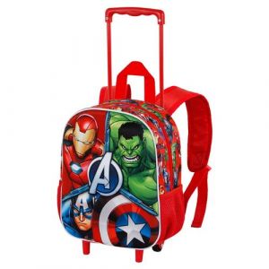 Sac à dos 3D à Roulettes Petit - Marvel Avengers Massive - Multicolore - Taille Unique
