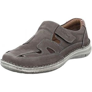 Josef Seibel Homme Chaussures Basses Anvers 81, Monsieur Chaussures avec Fermeture Velcro,Chaussure de Rue,Chaussure de Sport,Grau,41 EU / 7 UK