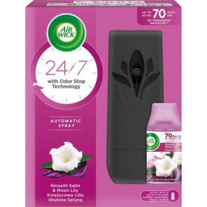 Air Wick Freshmatic Smooth Satin & Moon Lily - Kit de désodorisant 250ml