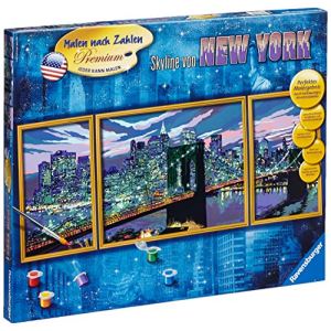 Image de Ravensburger Peinture au numéro - Triptyque : Skyline de New York