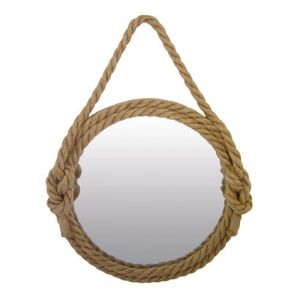 Signes Grimalt Miroir rond avec cordage – 32 cm