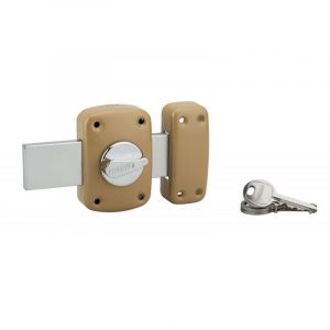 THIRARD Verrou corvette bouton/cylindre 30p160, bronze