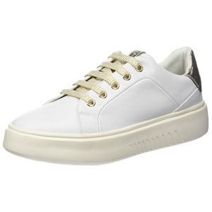 Geox Nhenbus A, Sneakers Basses Femme, Blanc (White), 36 EU