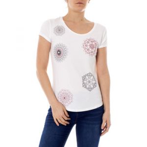 Image de Desigual T-shirt 19SWTKA1 blanc - Taille EU XXL,EU S,EU M,EU L,EU XL,EU XS