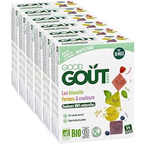 Image de Good Goût Biscuits Formes et Couleurs +10m Bio 80g