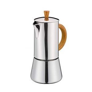 Cilio Espressokocher figaro Edelstahl 6T Olive