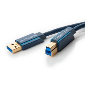 Image de Clicktronic 70093 - Câble USB 3.0 (A/B) 3 m