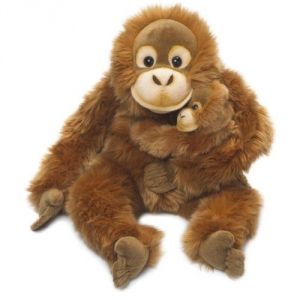 Image de WWF 15191007 - Peluche Orang Outang avec bébé