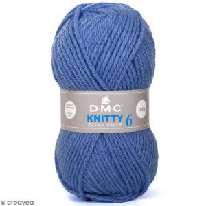 Dmc Laine Knitty 6 - Bleu jeans 667 - 100 g