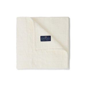 Image de Lexington Couvre-lit panier en coton structuré Blanc
