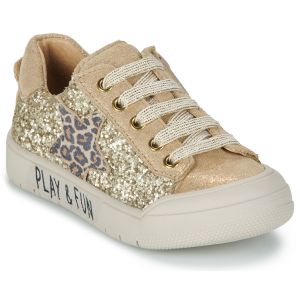 Baskets basses enfant Bopy SABA Dor&eacute; - Taille 24,25,26,27