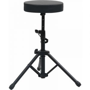 VidaXL Tabouret à tambour réglable Noir Rond