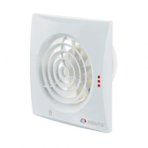 Vents VEN-100-QUIET Extracteur silencieux pour salle de bain ou cuisine Blanc 100 mm