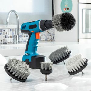 Innova Goods 5 Brosses de nettoyage pou perceuse Sofklin gris/noir
