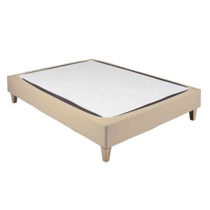 Terre de Nuit Cache-sommier coton jersey beige 200x200