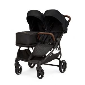 ickle bubba Poussette Double Venus Prime Légère et Pliable avec Cocon Noir