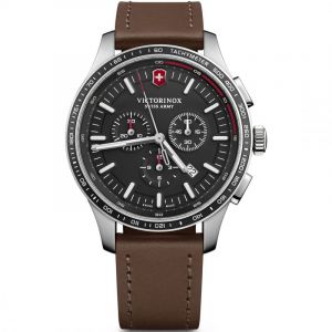 Image de Victorinox Homme Alliance Sport - Montre en Acier Inoxydable avec chronographe de Fabrication Suisse 241826