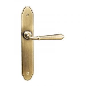 Bouvet Poignées sur plaques 248 x 40 mm clé I - laiton patiné - Namur