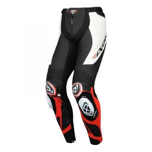Ixon Pantalon cuir Vortex 3 noir/blanc/rouge- S