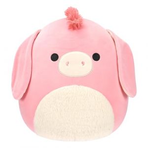 Jazwares Squishmallows Original Peluche de 50 cm- Maudie l’Âne Rose - Peluche Officielle