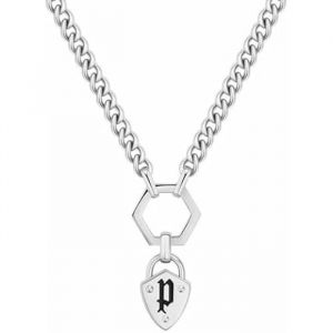 Police Collier Pour Femme - Pejln2009942 - 50 Cm - Acier Inoxydable - Gris
