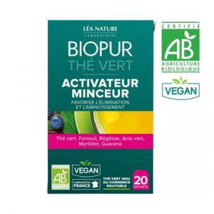 Image de Biopur Thé vert Minceur 20 sachets