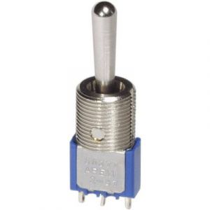 Apem Interrupteur &agrave; levier 1 x On/Off/On 5639MA 250 V/AC 3 A permanent/0/permanent 1 pc(s)