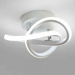 Image de 686 Plafonnier LED Moderne, 22W Lampe de Plafond en Aluminium et Acrylique, Plafonnier LED Design en Forme de Fleur pour Chambre Cuisine Salon Couloir