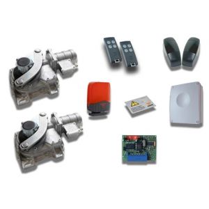 Cardin Kit complet avec moteurs enterr&eacute;s pour portails battants - KT-HLXCORE24T