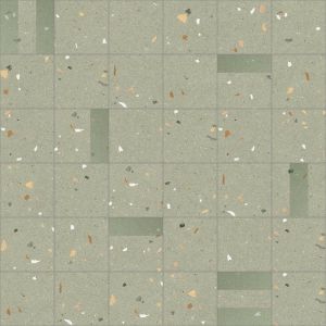Eiffel Art Construction - Croccante Eclair Menta - Carrelage Patchwork aspect terrazzo 20x20 cm