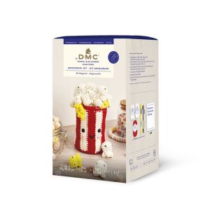 Kit Crochet Amigurumi Pop-Corn - DMC : Un Projet Créatif et Gourmand Multicolore - Multicolore