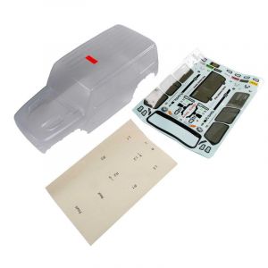 Axial Jeep JL 4dr Wrangler Body (Clear) -