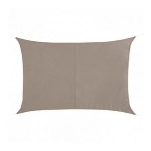 Image de Voile d'ombrage Rectangulaire (L 4 x l 3 m) Quito Taupe