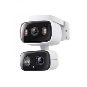 Tapo C246D V1 - Caméra de surveillance réseau - multi-capteur + inclinaison / rotation - intérieur, extérieur - résistant à la poussière / résistant à l'eau - couleur (Jour et nuit) - 2 x 3 000 000 pixels - 2304 x 1296 - 2K - audio - sans fil - W