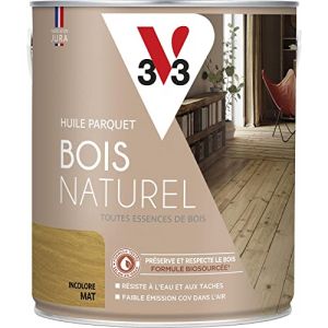 Image de V33 Huile parquet bois naturel, Incolore Mat 2,5L