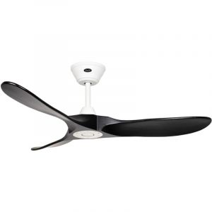 Casafan Ventilateur de plafond 312231 ECO GENUINO 122 cm moteur blanc/pales noires