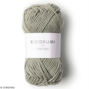 Image de Rico Design Fil à crocheter en coton - Ricorumi - Gris perle - 25 g