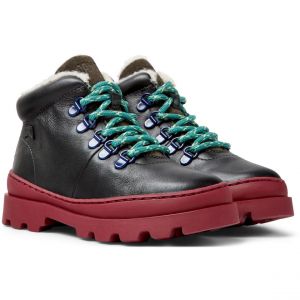 Camper Bottines Brutus cuir Noir - Couleur Noir - Taille 32