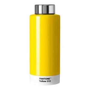 Pantone Bouteille isotherme en acier inoxydable jaune