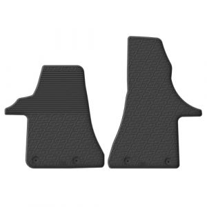 Gledring Set tapis de caoutchouc compatible avec Volkswagen Transporter T5 2003-2015 & T6 2015-2020 (TK profil 3-pièces)