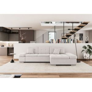 Meublesline Canapé d'angle alru Beige