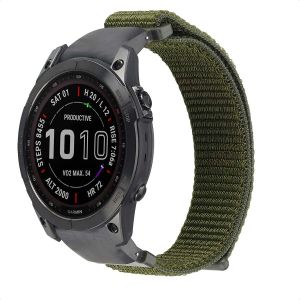 Imoshion QuickFit Bracelet en nylon Garmin Watch | connexion 22 mm - Vert