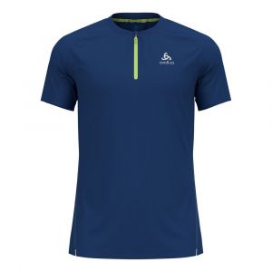 Odlo X-Alp Trail Crew Neck Maillot de course Hommes - bleu fonc&eacute;,, Taille XL
